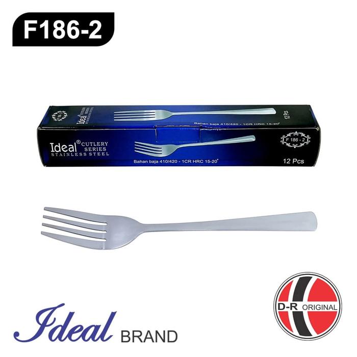 Gambar Garpu Makan IDEAL F186-2 (Panjang 18Cm) dari IdealOfficial undefined Tokopedia
