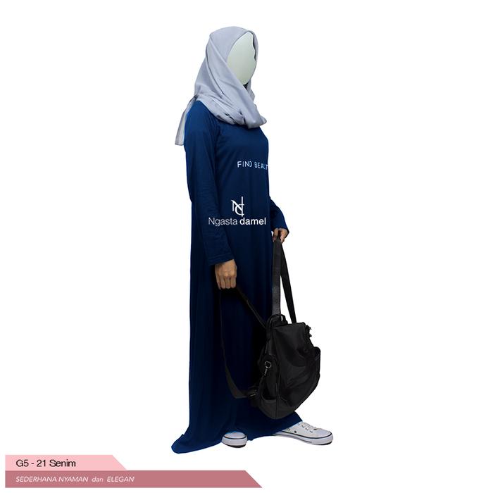 Gambar Gamis Casual Azzalfa - Senim dari Heejaf undefined Tokopedia