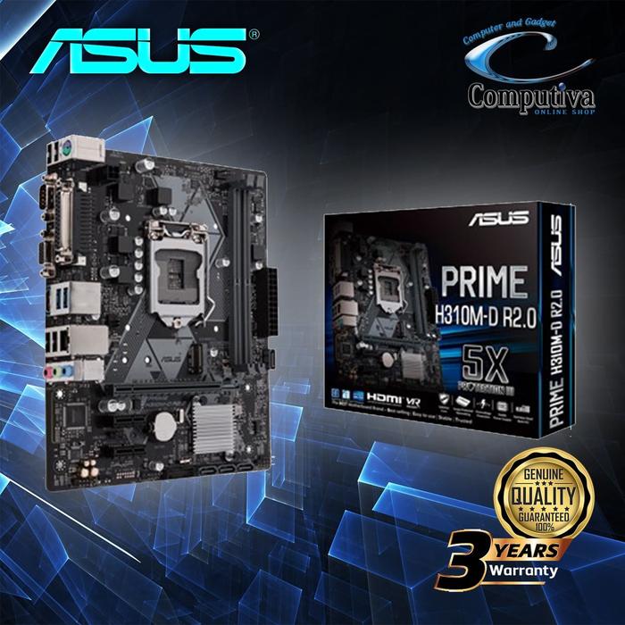 Intel Core I7 H310 B365 Jual ASUS PRIME H310M-D (LGA 1151, H310 - Main Image