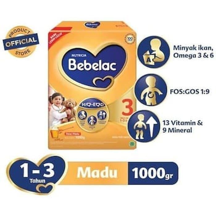 Gambar BEBELAC 3 Susu Pertumbuhan Hiq-Eq 1000G - Vanila dari Mikhaiko Store undefined Tokopedia