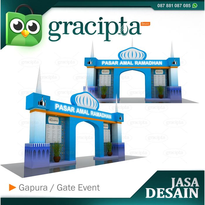 Jual Jasa Desain Gapura / Gate Event untuk Acara Pameran, Bazaar, Dll