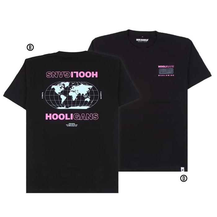 Gambar HOOLIGANS | T-SHIRT COORDINATO 20.2- BLACK - L dari Hooligans undefined Tokopedia