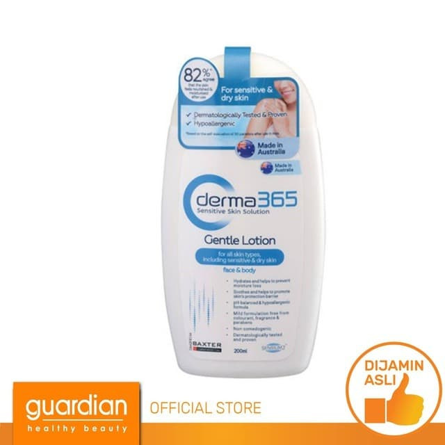 Gambar Derma 365 Gentle Lotion 200 Ml dari Guardian Official Store undefined Tokopedia