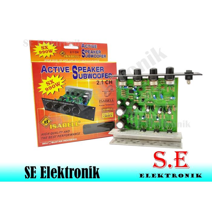 Gambar Kit speaker aktif subwofer 2.1 dari SE Elektronik Tokped undefined Tokopedia