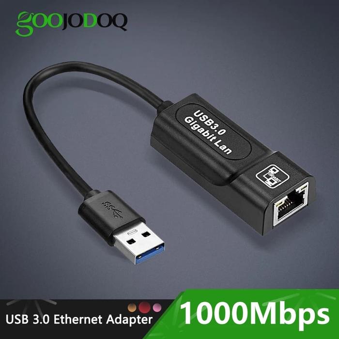 Jual USB 3.0 to LAN RJ45 Gigabit Ethernet Card Adapter USB to RJ45 LAN ...