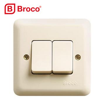 Gambar BROCO New Gee Saklar Seri IB Double Switch 6622U dari Britplaza undefined Tokopedia
