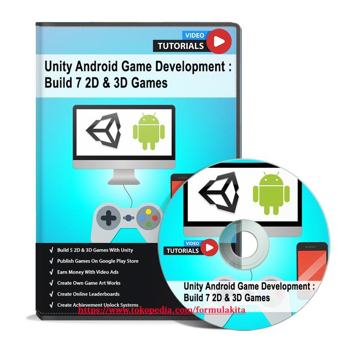 Gambar VIDEO TUTORIAL UNITY ANDROID GAME DEVELOPMENT BUILD 7 2D & 3D GAMES - LINK GDRIVE dari Formula Kita undefined Tokopedia