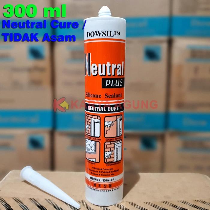 DOWSIL Silicone Sealant Neutral Cure Lem Silikon DOW CORNING Cermin  WHITE Putih