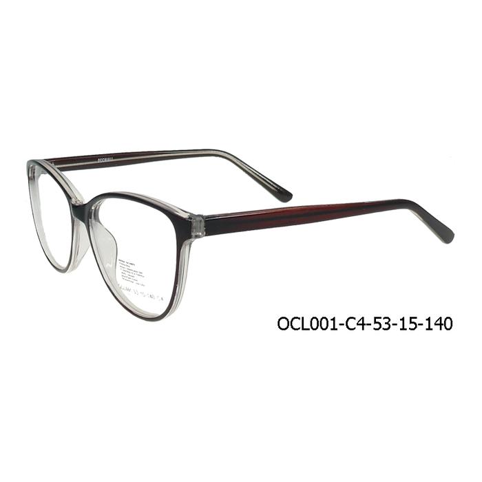 Gambar OCCHIALI Frame Kacamata Wanita Formal (OCL001) Semi Transparant - Shiny Brown dari Optik Internasional Official undefined Tokopedia