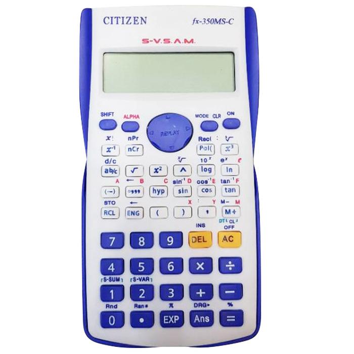 Gambar Kalkulator Sekolah Scientific Citizen Fx 350 Warna Scientific - Biru dari tokodeliaa undefined Tokopedia