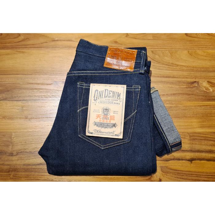 ONI Denim 22oz Unsanforized Natural Indigo Kabuki Selvage Slim Jeans 32