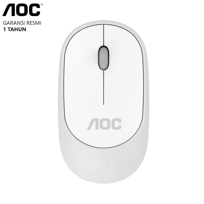 Gambar AOC MS310 Silent Wireless Mouse - Putih dari Ridista Online undefined Tokopedia