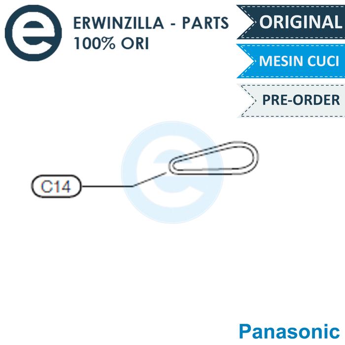 Vanbelt V-belt Mesin Cuci Panasonic 1 Tabung Original
