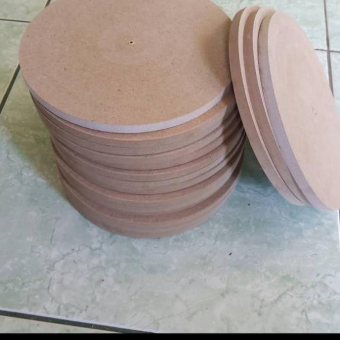 Gambar kayu mdf bulat untuk jam diameter 30 cm ketebalan 6 mm - polos dari jam dinding kayu79 undefined 5 Tokopedia
