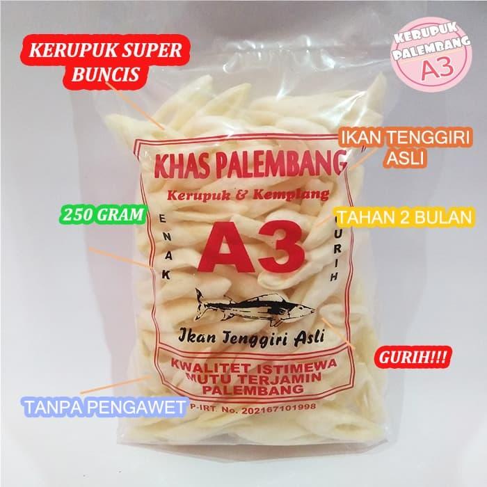 Gambar KERUPUK BUNCIS KEMPLANG BUNCIS RASA IKAN TENGGIRI KERIPIK SNACK IKAN dari KerupukA3 undefined Tokopedia