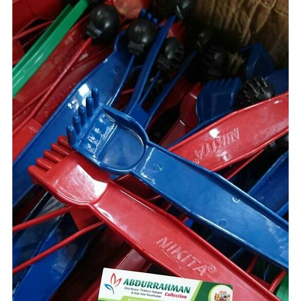 Gambar ALAT PIJAT KETOK DAN PENGGARUK PUNGGUNG - Merah dari ABDURRAHMAN COLLECTION undefined Tokopedia