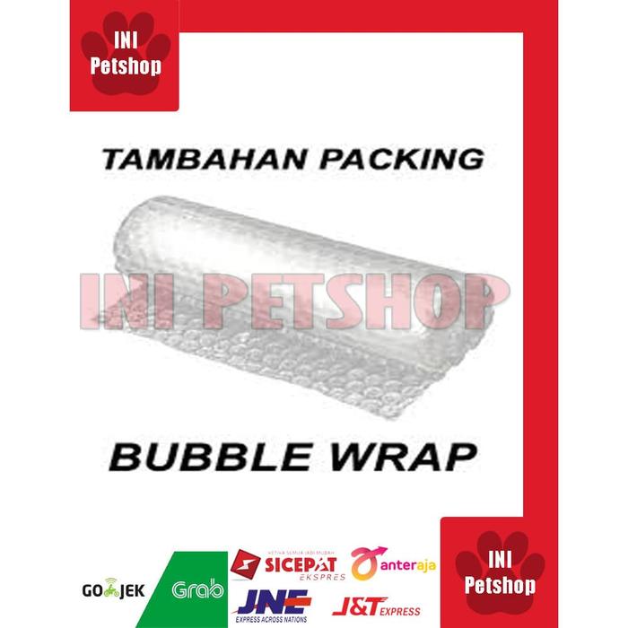 Gambar Plastik bubble / bubble wrap / tambahan packing bubble wrap dari Ini petshop undefined Tokopedia