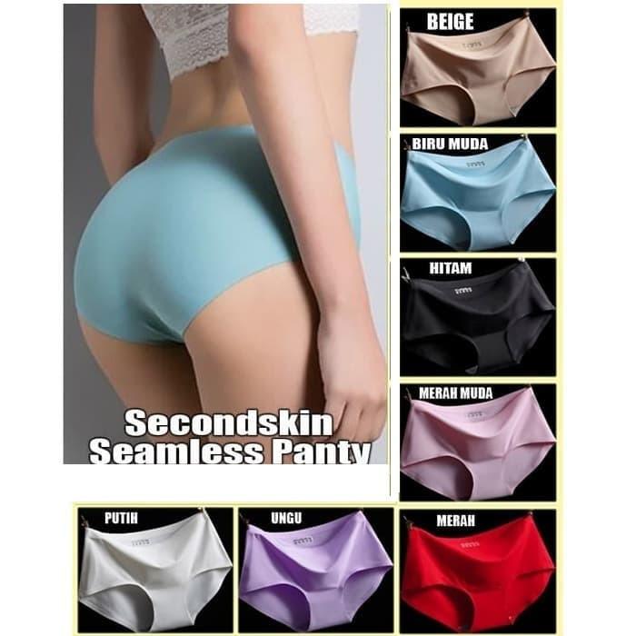 Gambar TF-ID Secondskin Seamless Panty ISI 5 PCS - UNGU, XL - RANDOM, XL dari THEFOOL ID undefined Tokopedia
