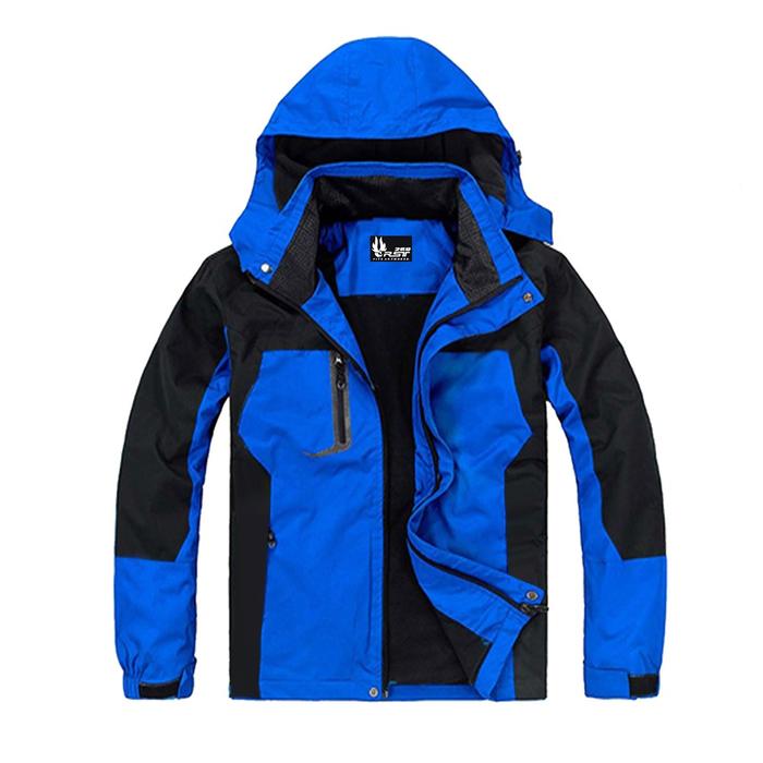 Jaket Pria Waterproof Windproof Jaket Gunung Dingin Premium S, Merah