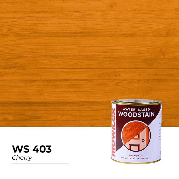 Gambar Mowilex Woodstain Cat Pelapis Kayu Premium 1 L - Cherry dari Mowilex Indonesia undefined Tokopedia