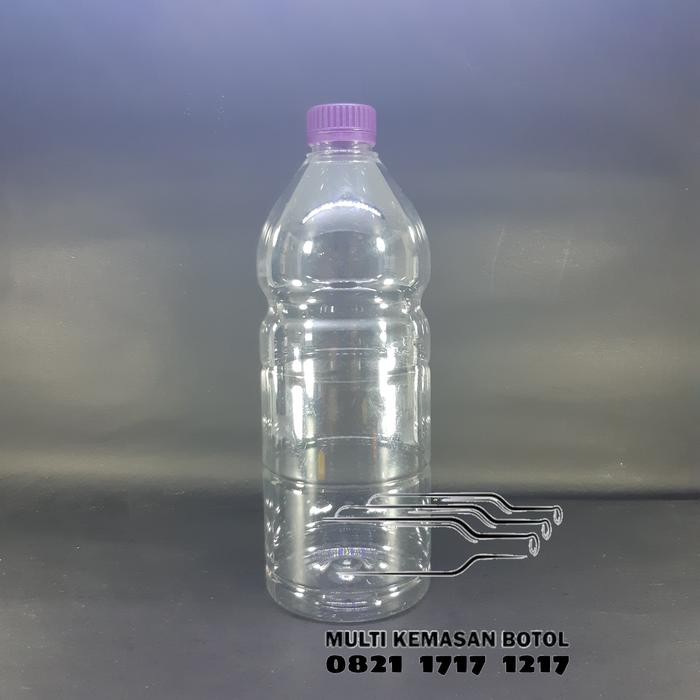 Gambar Botol Plastik PET Kopi 1 Liter / Botol 1000 ml - Tutup Ungu dari Multi Kemasan Botol undefined Tokopedia