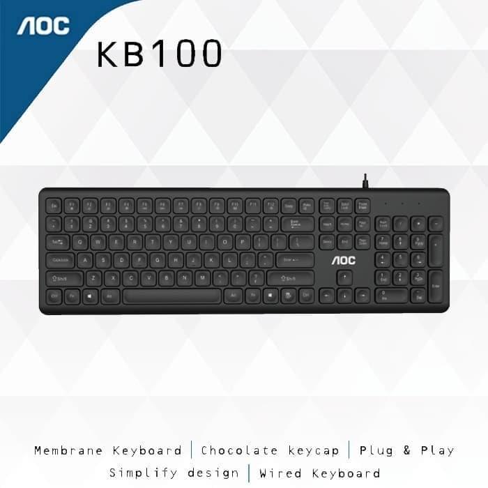 Gambar Keyboard AOC KB100 Keyboard USB AOC KB 100 dari PojokITcom Pusat IT Comp undefined Tokopedia