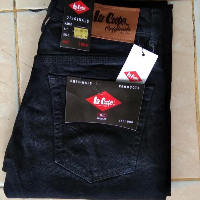 Gambar CELANA JEANS REGULER/CELANA JEANS Basik LEE COPER - Hitam, 29 dari Class Jeans undefined Tokopedia