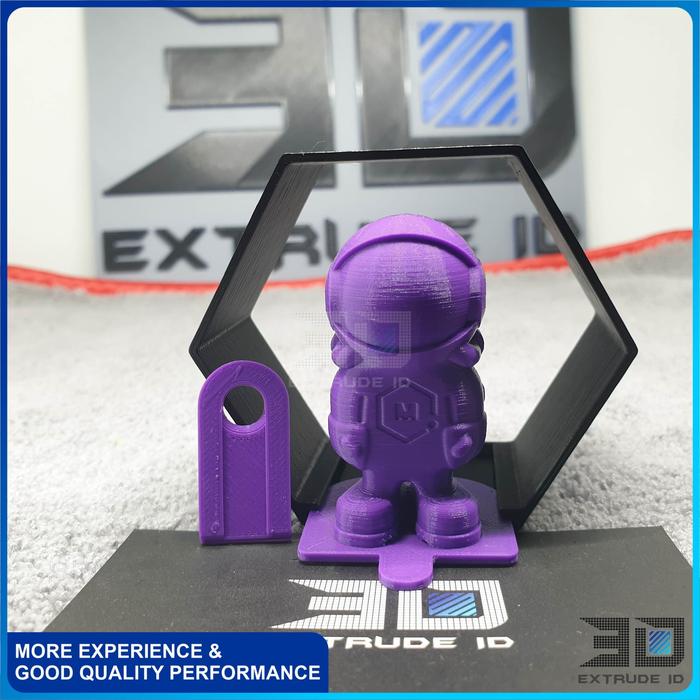 Gambar 3D Printing PLA+ Purple / Ungu - Jasa 3D Print Bagus Berkualitas dari 3D extrude id undefined Tokopedia