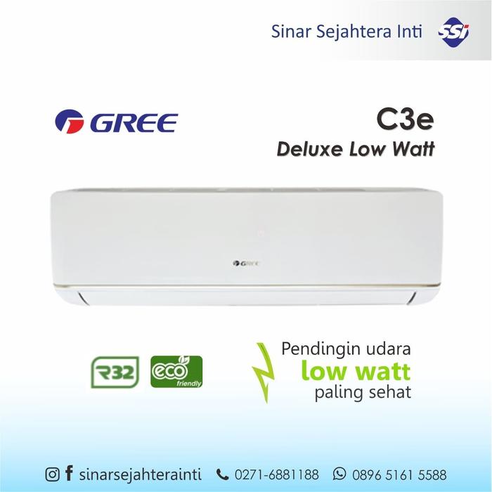 Jual Ac Gree C3e Deluxe Low Watt 1 2 Pk Gwc 05c3e Kab Sukoharjo Sinar Sejahtera Inti 