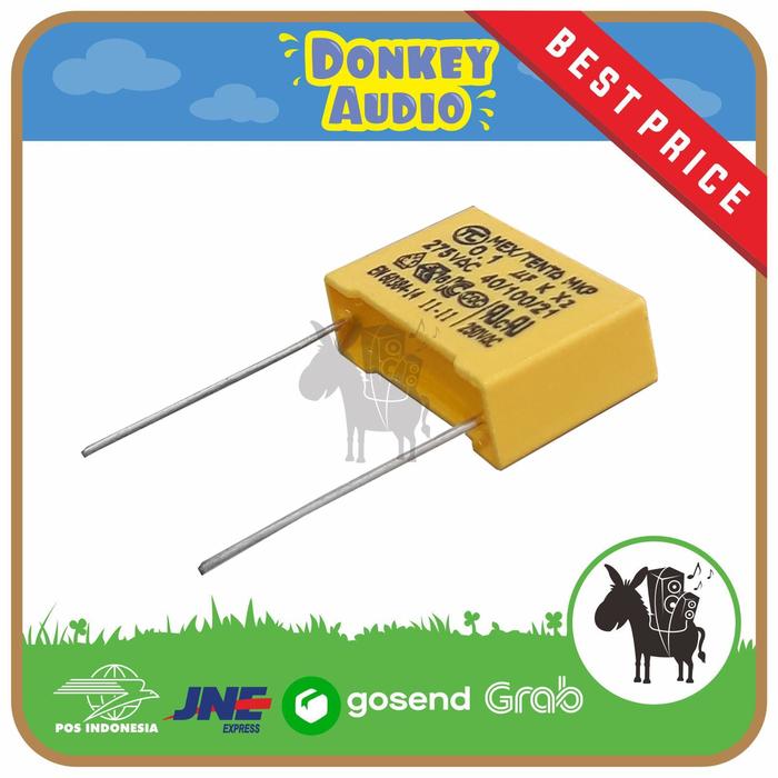 Gambar CAPACITOR MKT 100N 275V dari Donkey Audio undefined Tokopedia