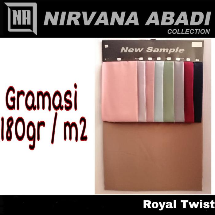 Jual Kain Bahan Gamis Kain Royal Twist Kualitas Premium Kota Bandung Nirvana Abadi Tokopedia