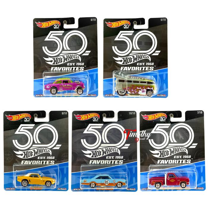 Hot wheels 50th store favorites wave 2