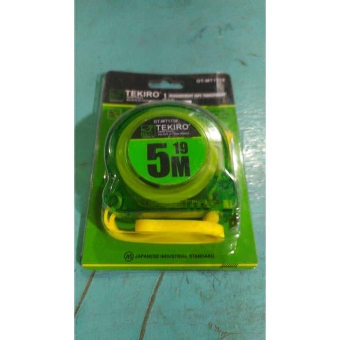 Gambar Tekiro METERAN MEASURING TAPE 5 Meter Tekiro GT-MT1719 Transparan 5M dari C.A.E undefined Tokopedia