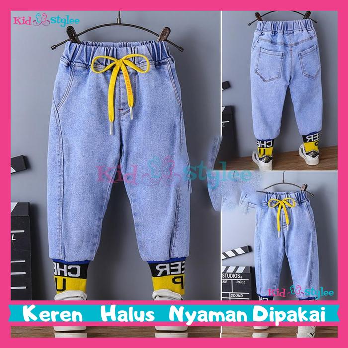 Gambar Celana Jeans Anak Perempuan Dan Laki-Laki Unisex Panjang Harian Import - Size 120 dari Kidstylee undefined Tokopedia