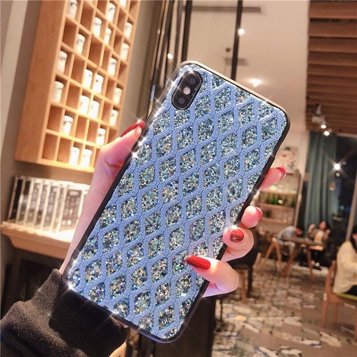 Gambar Case Samsung A30S A50 A50S Diamond Elegance Prism Bling Slim SoftCase - Aqua Blue, A50S dari My Case88 undefined Tokopedia