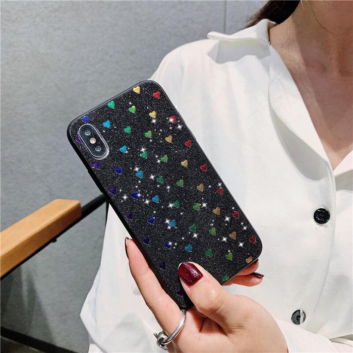 Gambar Case Samsung S20 Plus S20 UltraCute Glittery Love Bling Color SoftCase - Hitam, S20 Ultra dari My Case88 undefined Tokopedia