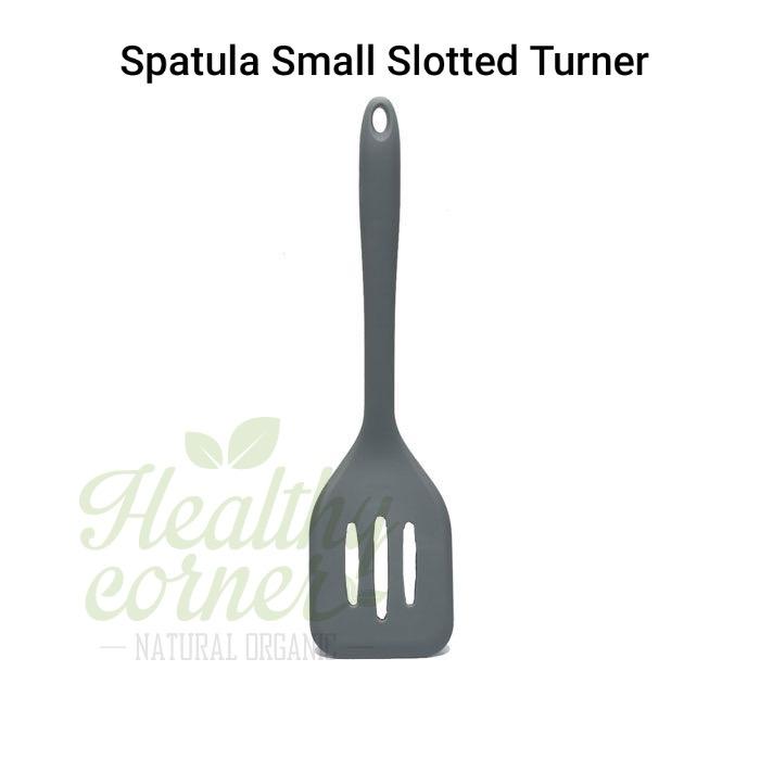 Gambar Silicone Spatula Silikon ( Sutil BPA Free Food Grade ) - Small Slotted dari healthycornersby undefined Tokopedia