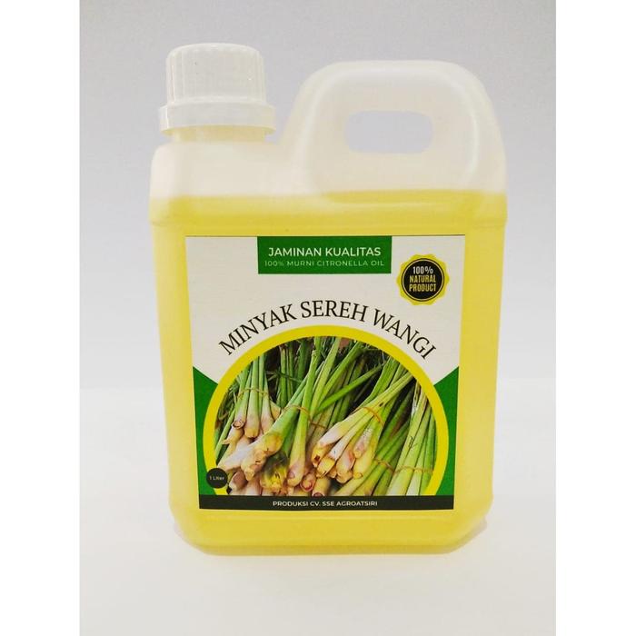 Gambar 1 Liter - MINYAK ATSIRI SEREH WANGI MURNI | Citronella Oil dari AGROATSIRI undefined Tokopedia