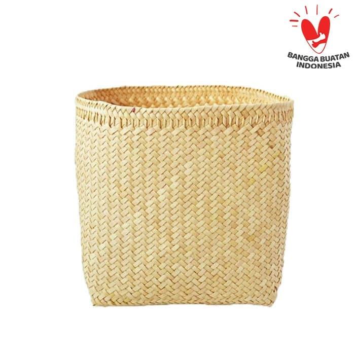 Gambar DU ANYAM Keranjang Anyam / Storage Box / Storage Basi - Medium dari Du Anyam undefined Tokopedia