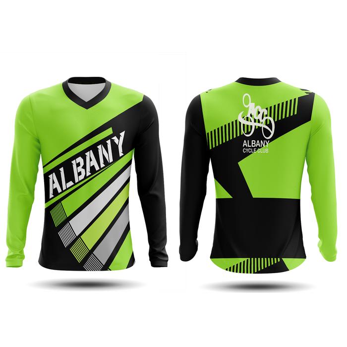 Gambar Jersey Sepeda Lengan Panjang Pria dan Wanita Model V-Neck JS016 - S dari FikaStore undefined Tokopedia