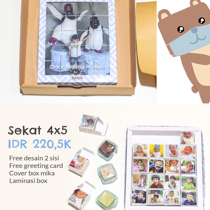 Gambar Kotakata Coklat - Sekat 4x5 dari Kotakata undefined Tokopedia