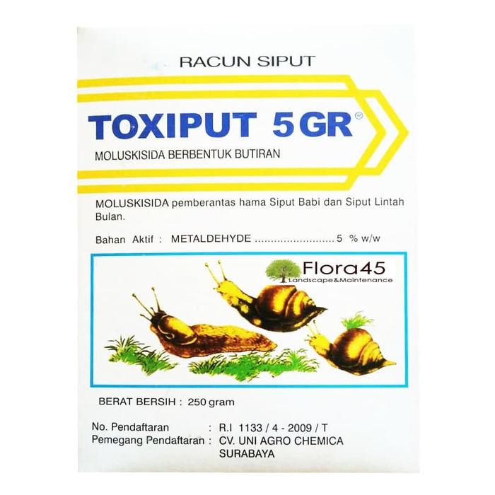 Gambar Toxiput Moluskisida Racun Pembasmi Siput dan Bekicot - 250 gr dari Toko Flora 45 undefined Tokopedia