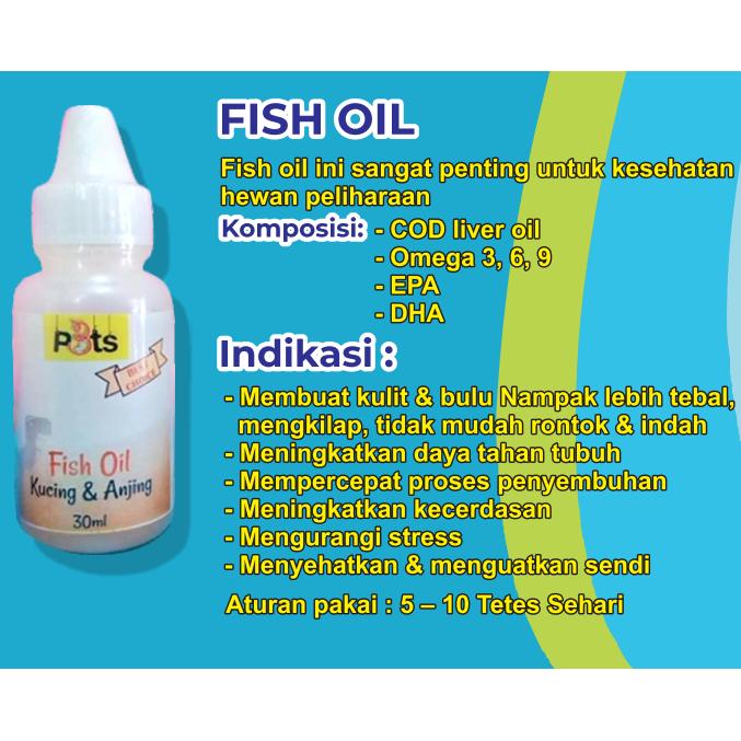Jual P3ts Fish Oil 30ml Vitamin Kucing Anjing Kota Depok Pet Shop Indonesia 