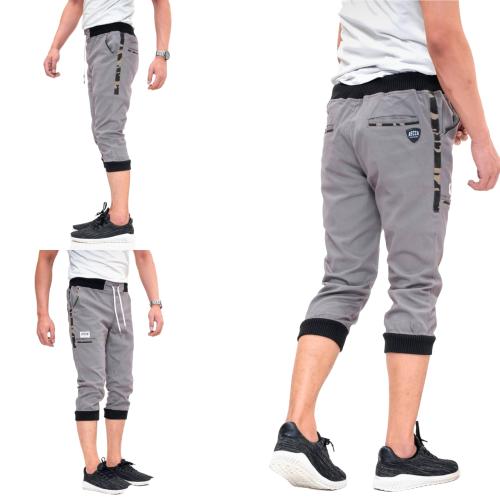 Gambar CELANA PENDEK PRIA/CELANA JOGGER PRIA /CELANA JOGGER 3/4 LIST PREMIUM - Abu, M dari Betterplace_id undefined Tokopedia