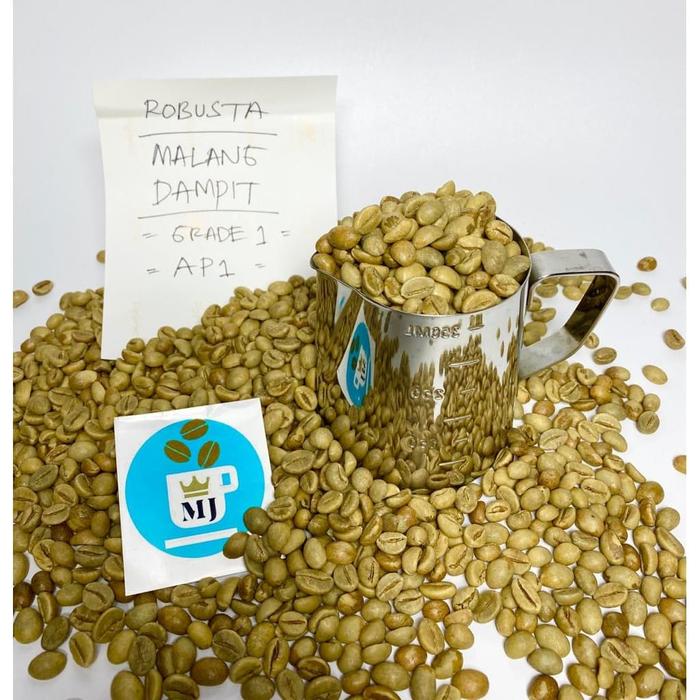 Gambar Biji Kopi Mentah ROBUSTA MALANG DAMPIT G1 – 1kg - Green Bean dari MegaJaya-shop undefined Tokopedia