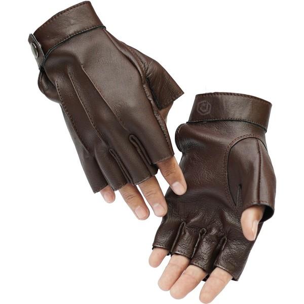Gambar Sarung Tangan Klasik Kulit Domba Asli Sarung Tangan Motor - Cokelat dari Jayuwan Leather undefined Tokopedia
