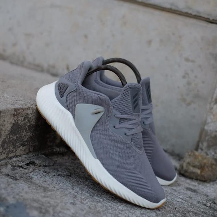 Jual Adidas Alphabounce RC M Grey Abu-abu, 39 Kota Tangerang