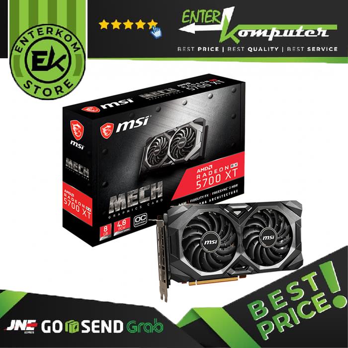 Gambar VGA MSI Radeon RX 5700 XT 8GB DDR6 - MECH OC dari Enter Komputer Official undefined Tokopedia