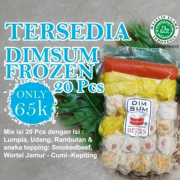 Gambar Dimsum Argas Frozen mix isi 20 dari Nafi Najib strore undefined Tokopedia