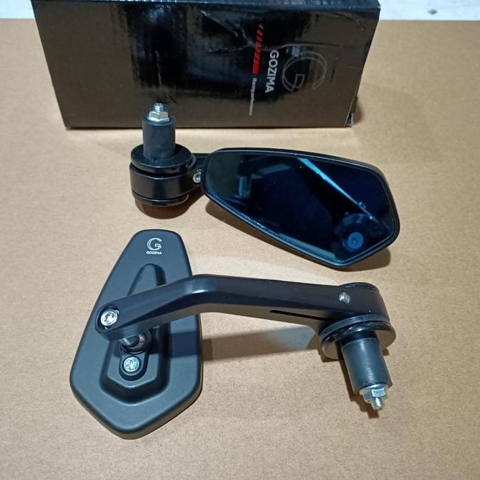 Gambar spion jalu oval gozima cnc universal motor bar end mirror dari CAPTAIN MOTO SPORT undefined Tokopedia